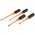 Screwdrivers | Klein Tools 33734INS 1000V Slim Tip Insulated Screwdriver Set (4-Piece) image number 0