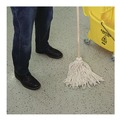 Mops | Boardwalk BWKCD50016S 16 oz. Cotton Head Deck Mop with 50 in. Wood Handle (12/Carton) image number 9