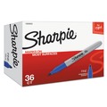 Back to School Sale! Save an additional 15%! | Sharpie 1920932 Fine Tip Permanent Marker Value Pack - Blue (36/Pack) image number 1