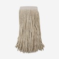Office Jansan | Boardwalk BWK324C 24 oz. Premium Saddleback Head Cotton Fiber Mop Head - White (12/Carton) image number 0