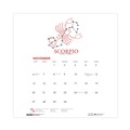 Calendars & Planners | House of Doolittle 3185 11 in. x 14 in. 12-Month (Aug 2025-Jul 2026) Recycled Academic Zodiac Wall Calendar - Multicolor Sheets image number 1