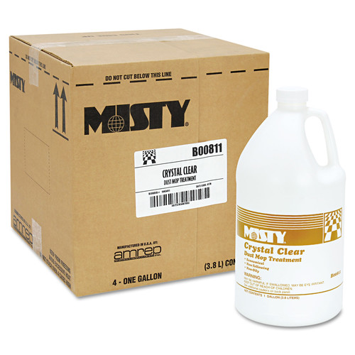 Misty 1003411 1 Gallon Grapefruit Scent Non-Oily Attracts Dirt Dust Mop Treatment (4/Carton) image number 0