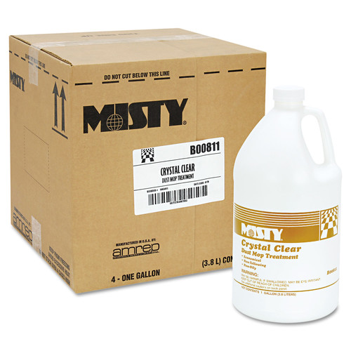 Cleaning & Janitorial Supplies | Misty 1003411 1 Gallon Attracts Dirt Non-Oily Dust Mop Treatment - Grapefruit Scent (4/Carton) image number 0