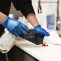Disposable Gloves | Ammex IVBPF46100 3 mil Industrial Powder-Free Vinyl Gloves - Large, Blue (1000/Carton) image number 3