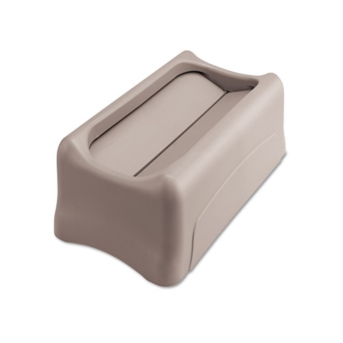 Trash & Waste Bins | Rubbermaid Commercial FG267360GRAY Swing Lid for Slim Jim Waste Containers - Gray image number 0