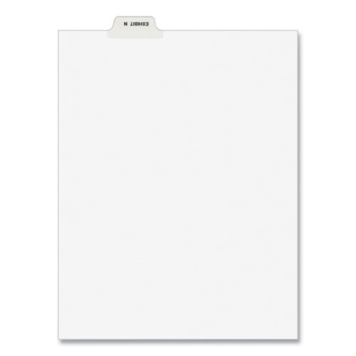  | Avery 12387 Preprinted Legal Exhibit 'N' Label Bottom Tab Dividers (25-Piece/Pack) image number 0