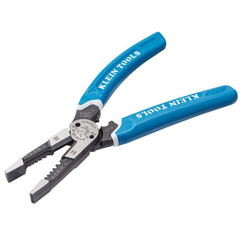 CABLE AND WIRE CUTTERS | Klein Tools K12065CR Klein-Kurve 8-20 AWG Heavy-Duty Wire Stripper or Cutter or Crimper Multi Tool
