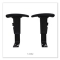 Office Jansan | Alera ALEIN49AKA10B Optional Height-Adjustable T-Arms for Essentia and Interval Series Chairs - Black (1-Pair) image number 10