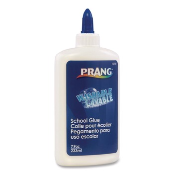Prang Washable Liquid White School Glue, 7.9 oz, Dries Clear