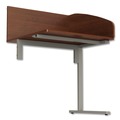 Office Furniture & Lighting | Linea Italia LITSC802CH 31.25 in. x 23.25 in. x 45.25 in. 1-Leg Study Carrell Add On - Cherry image number 6