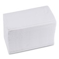 Paper Towels and Napkins | Boardwalk BWK8321 15 in. x 17 in. 2-Ply 1/8-Fold Dinner Napkins - White (10/Carton) image number 3