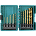 Drill Driver Bits | Makita B-65399 Impact GOLD 14 Pc. 1/4 in. Hex Shank Titanium Drill Bit Set image number 0