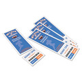 Office Jansan | Avery 16154 8.5 in. x 11 in. 65 lbs. Cover Weight 97 Bright Printable Tickets w/Tear-Away Stubs - White (200/Pack) image number 1