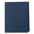 Office Jansan | Oxford 57538EE Twin-Pocket Folder Embossed Leather Grain Paper - Dark Blue (25/Box) image number 3