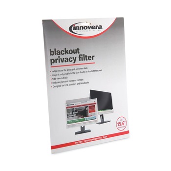 Innovera IVRBLF156W 16:9 Aspect Ratio Blackout Privacy Filter for 15.6 in. Widescreen Laptop