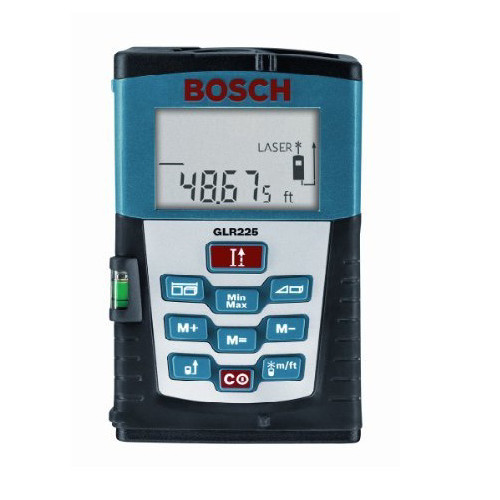 Laser Distance Measurers | Factory Reconditioned Bosch GLR225-RT 225 ft. Laser Distance Measurer image number 0