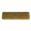 Mops | Rubbermaid Commercial FGQ81000YL00 18 in. Vertical Polyprolene Stripes Microfiber Scrubber Pad - Yellow (6/Carton) image number 3