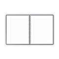 Office Jansan | Cambridge Limited 06100 11 in. x 8.5 in. 1-Subject Wide/Legal Rule Hardbound Notebook with Pocket - Black Cover (96 Sheets) image number 1