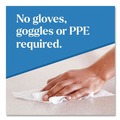 Cleaning & Janitorial Supplies | Clorox 60605 CloroxPro EcoClean 8 in. x 7 in. 1-Ply Disinfecting Wipes - Unscented White image number 6