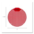 Cleaning & Janitorial Supplies | Boardwalk FGVIN-P-012I072M-20-21430 1.8 oz. Urinal Screen - Cherry Scent, Red (1-Dozen) image number 3