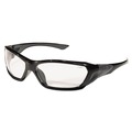 Safety Glasses | MCR Safety FF120 ForceFlex Black Frame Safety Glasses - Clear Lens image number 0