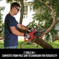 Chainsaws | Factory Reconditioned Craftsman CMECSP610R 8 Amp 10 in. Corded Pole Chainsaw With Extension Pole image number 5