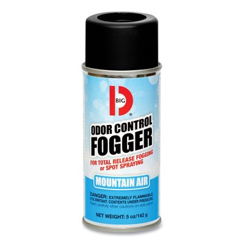 Big D Industries 034400 5 oz Odor Control Fogger - Mountain Air Scent (12/Carton)