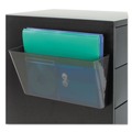 Office Jansan | Deflecto 73102 13 in. x 4 in. x 7 in. Magnetic DocuPocket Wall File - Letter Size, Smoke image number 2