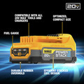 Batteries | Dewalt DCBP034 20V MAX POWERSTACK Compact Lithium-Ion Battery image number 5