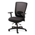  | Alera ALENV41M14 Envy Series 16.88 in. to 21.5 in. Seat Height Supports Up to 250 lbs. Mesh High-Back Multifunction Chair - Black image number 4