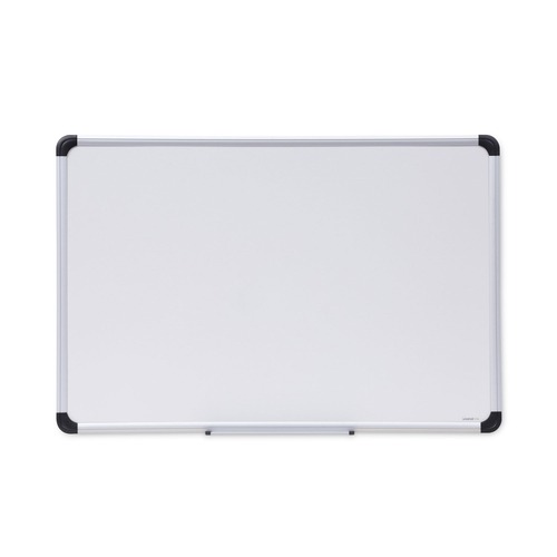  | Universal UNV43841 36 in. x 24 in. Deluxe Porcelain Magnetic Dry Erase Board - White Surface, Aluminum Frame image number 0