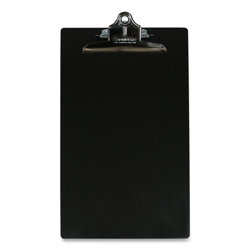 Office & Office Supplies | Saunders 23519 1 in. Clip Capacity Aluminum Clipboard - Black image number 0
