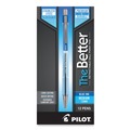 Bulk Savings Pricing 1 | Pilot 30006 Better Medium 1 millimeter Retractable Ballpoint Pen - Blue Ink/Translucent Blue Barrel (1-Dozen) image number 1