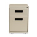 Office Filing Cabinets & Shelves | Alera ALEPABFPY 14.96 in. x 19.29 in. x 21.65 in. 2-Drawers: Box/File Legal/Letter Left or Right File Pedestal - Putty image number 1