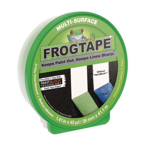 Office Jansan | Duck 1396747 1.41 in. x 45 yds FrogTape Multi-Surface Painting Tape - Green (1-Roll) image number 0