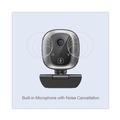 Office Electronics & Batteries | Adesso CYBERTRACKM1 1920 pixels x 1080 pixels 2.1 Mpixels HD Fixed Focus USB Webcam with AI Motion/Facial Tracking - Black/Silver image number 1