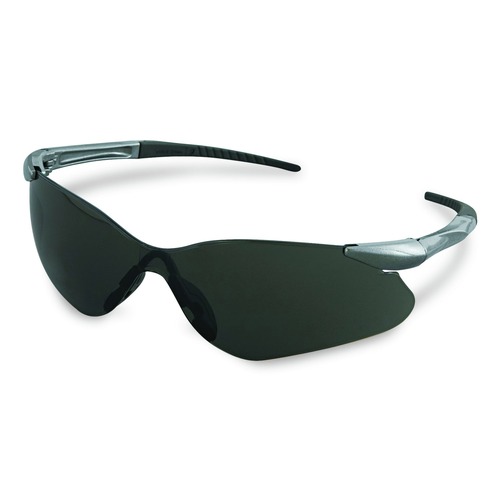 Eye Protection | Ansell 25704 Nemesis VL Safety Glasses - Gunmetal Frame, Smoke Uncoated Lens image number 0