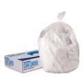 Trash Bags | Boardwalk H5645TCKR01 23 Gallon 0.9 mil 28 in. x 45 in. Perforated Roll Linear Low Density Can Liners - Clear (25 Bags/Roll, 8 Rolls/Carton) image number 0