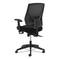  | HON HVL582.ES10.T VL582 250 lbs. Capacity 19 in. to 22 in. Seat Height High-Back Task Chair - Black image number 3