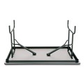 Office & Office Supplies | Iceberg 55217 60 in. x 30 in. x 29 in. OfficeWorks Commercial Wood-Laminate Rectangular Folding Table - Gray/Charcoal image number 6