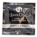 Food Service | Java One 39830806141 Single Cup Coffee Pods - French Roast (14/Box) image number 5