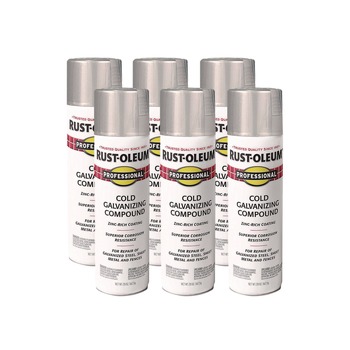 Rust-Oleum Professional 20 oz Galvanizing Compound - Flat Cold Gray (6/Carton)