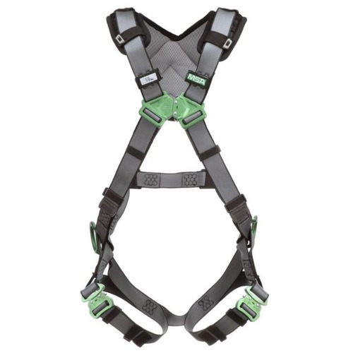 Safety Harnesses | MSA 10194873 V-FIT Back and Hip D-Rings with Quick-Connect Leg Straps and Shoulder Padding Harness - Standard image number 0