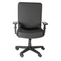 Office Jansan | Alera ALECP110 17.5 in. to 21 in. Seat Height XL Series Big/Tall High-Back Task Chair Supports Up to 500 lbs. - Black image number 1
