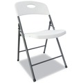 Office Jansan | Alera ALEFR9402 18.19 in. Seat Height 225 lbs. Capacity Molded Resin Folding Chair - White (4/Carton) image number 0