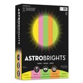 Office Jansan | Astrobrights 20270-01 8.5 in. x 11 in. 24 lbs. Bond Weight Neon Assortment Color Paper - Assorted Neon Colors (500/Ream) image number 0