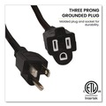 Office Electronics & Batteries | GoGreen Power GG-13708BK 16 AWG Outdoor Extension Cord, 8 ft, 13 A, Black image number 5