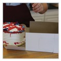 Food Trays, Containers, and Lids | SCT 1521 7 in. x 7 in. x 4 in. Paper Standard Bakery Boxes - White (250/Carton) image number 2