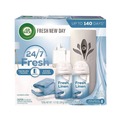 Odor Control | Air Wick 62338-01918 Freshmatic Ultra Automatic Starter Kit - Fresh Linen (4/Carton) image number 1
