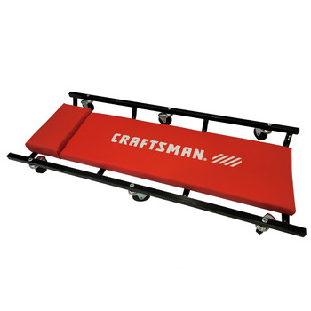 CLEARANCE | Craftsman CMHT50605 Creeper with Metal Frame - Red/Black